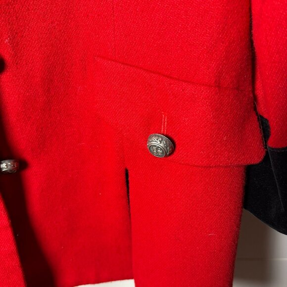 Equestrian Show Coat- Vintage Women's Sz Large- Red Stunning Panhandle Slim - Picture 3 of 11
